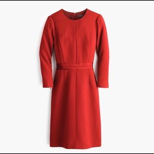 J Crew Doubled Faced Wool Dress